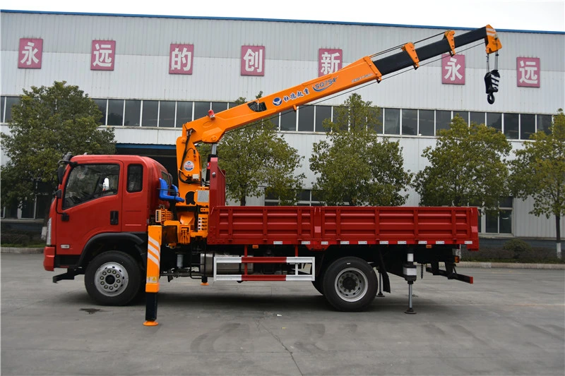 Crane manufacturer factory price 7 Tons Famous Hydraulic Arm Mobile Truck Lorry Crane