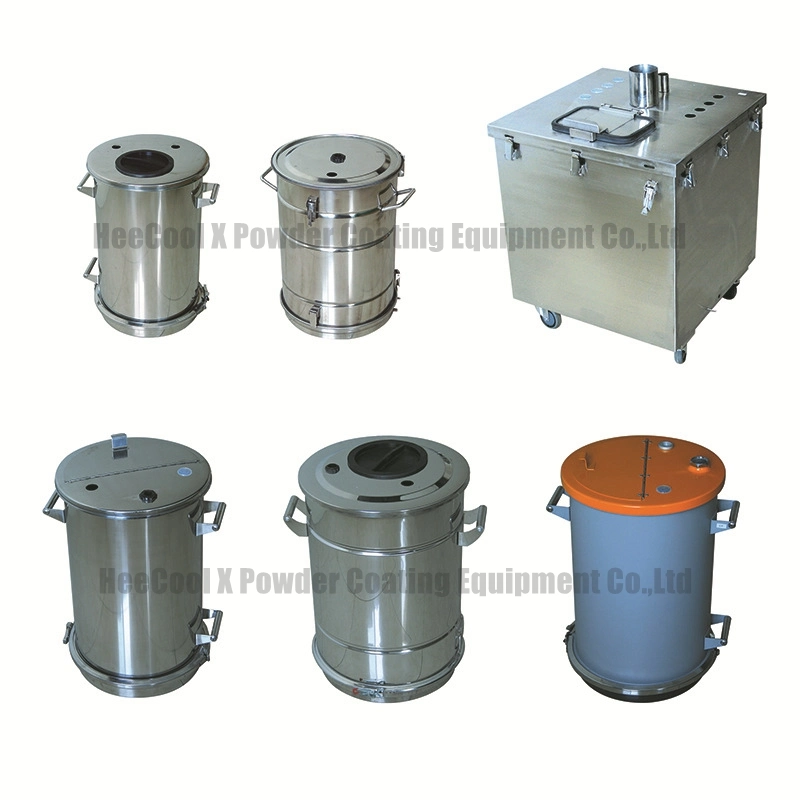 Powder Fluidizing Hopper for Gema Electrostatic Powder Coating Hopper Bucket Container Tank