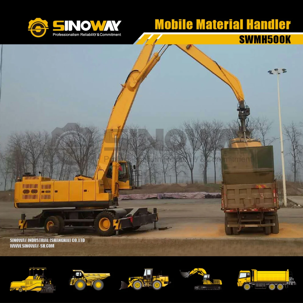 Chinese Mobile Material Handler for Handling Bulk Material Scrap