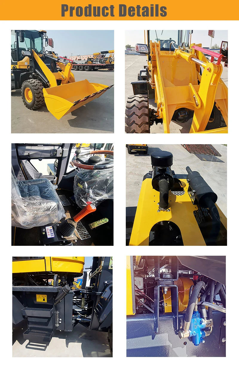 Wheel Loader Al15 1500kg Wheel Loader Mini Hydraulic Loader