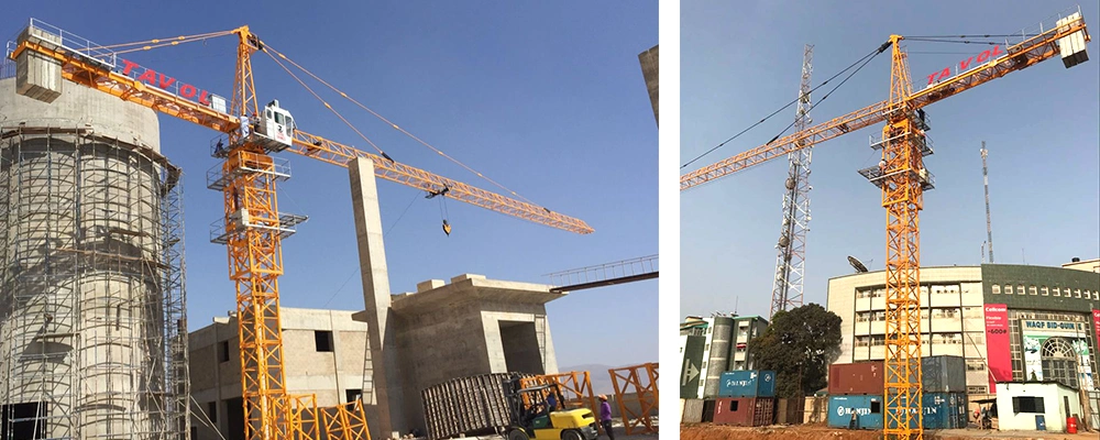 Construction Hoist Topkit 70m Jib Tower Cranes Same as Zoomlion for Sale