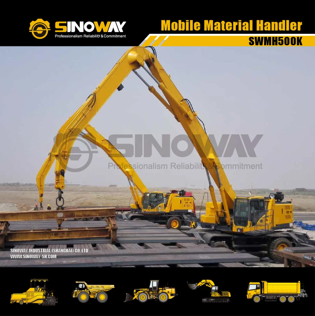 Chinese Mobile Material Handler for Handling Bulk Material Scrap