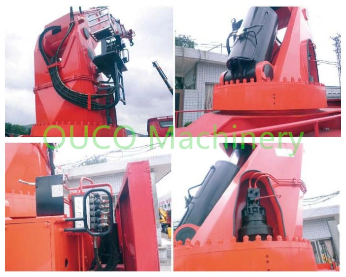 Heavy Duty Truck Mounted Crane Powerful Hydraulic Crane Easy Moving