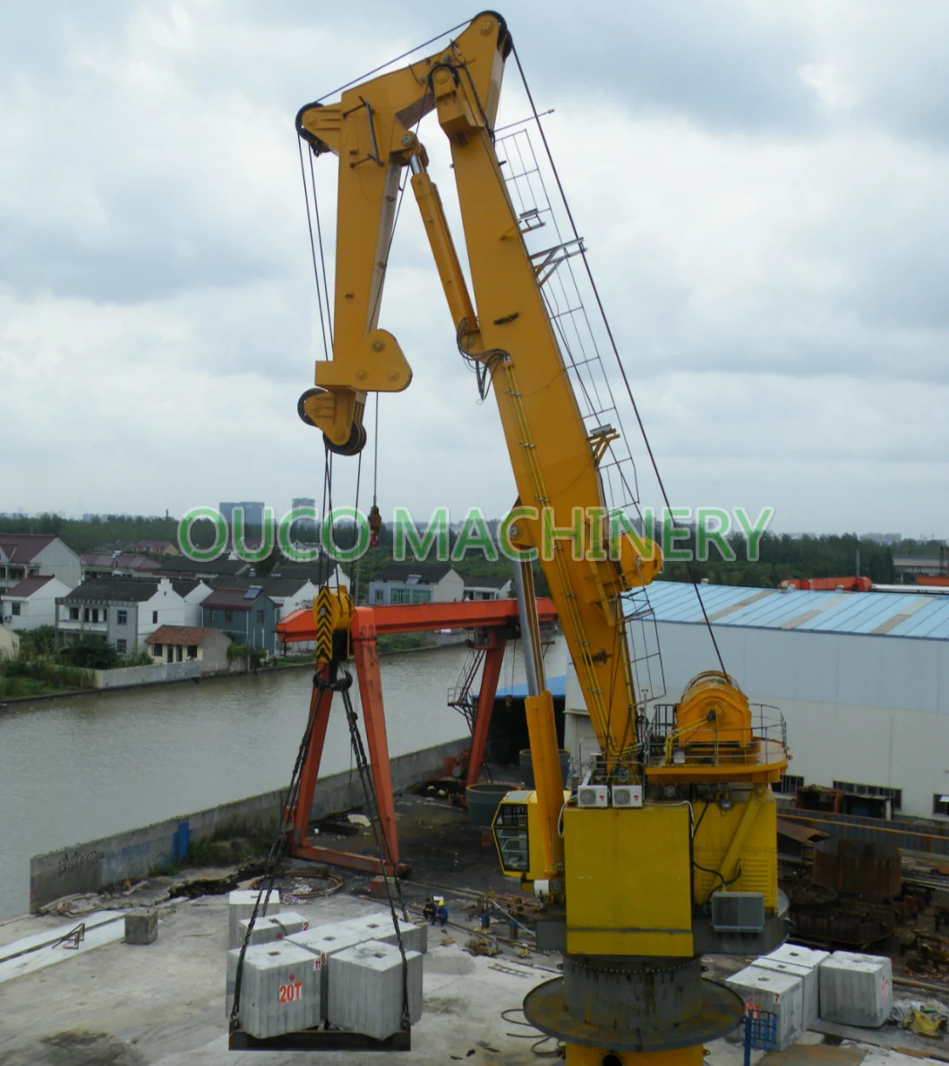 Offshore Pedestal Knuckle Boom Crane and Other Marine Telescopic Boom Portable Hydraulic Crane