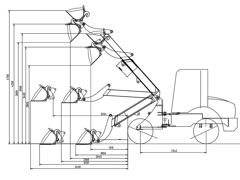 AL1600T Small wheel Loader Mini Loader Full Hydraulic Telescopic Loader for Sale