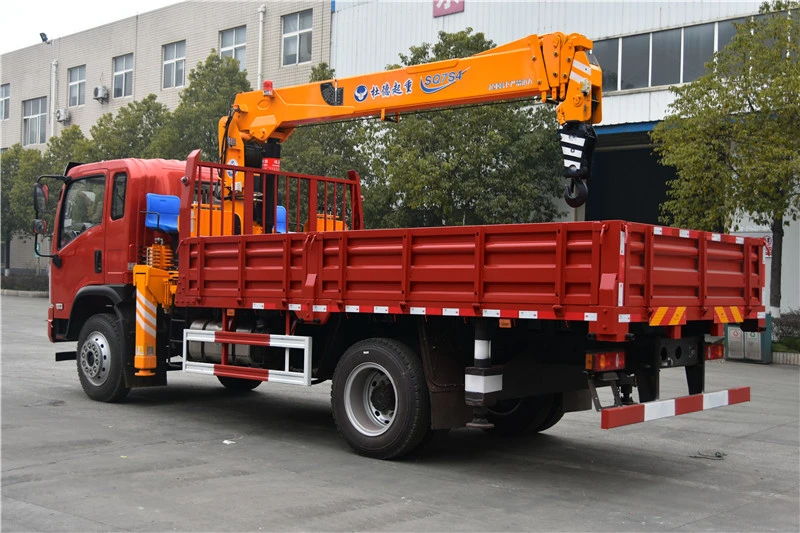 Crane manufacturer factory price 7 Tons Famous Hydraulic Arm Mobile Truck Lorry Crane