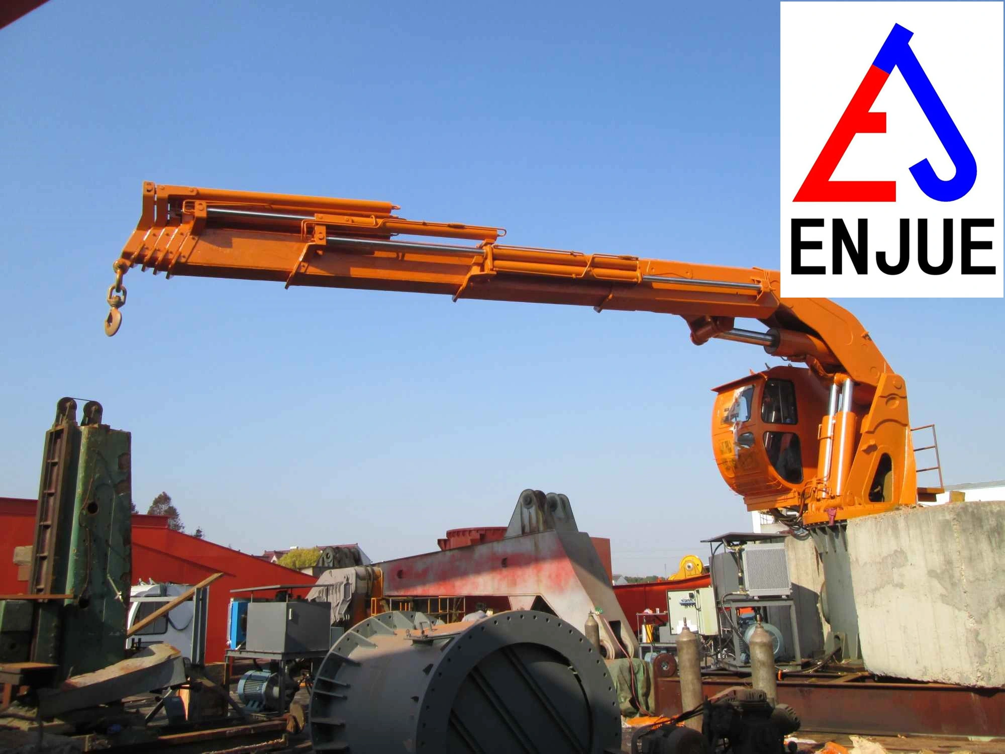 Marine Davit Crane Installation