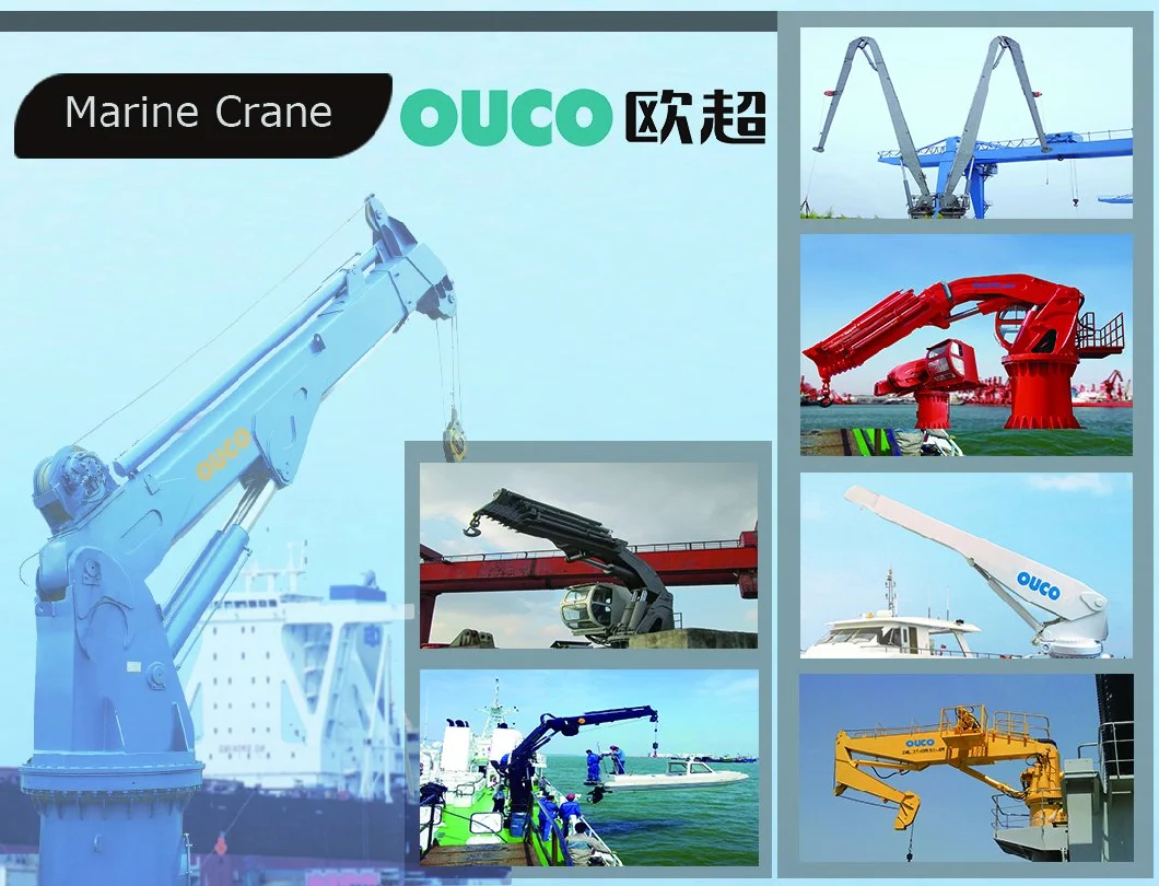 From China Manufacturer, 5t20m Folding Telescopic Marine Crane