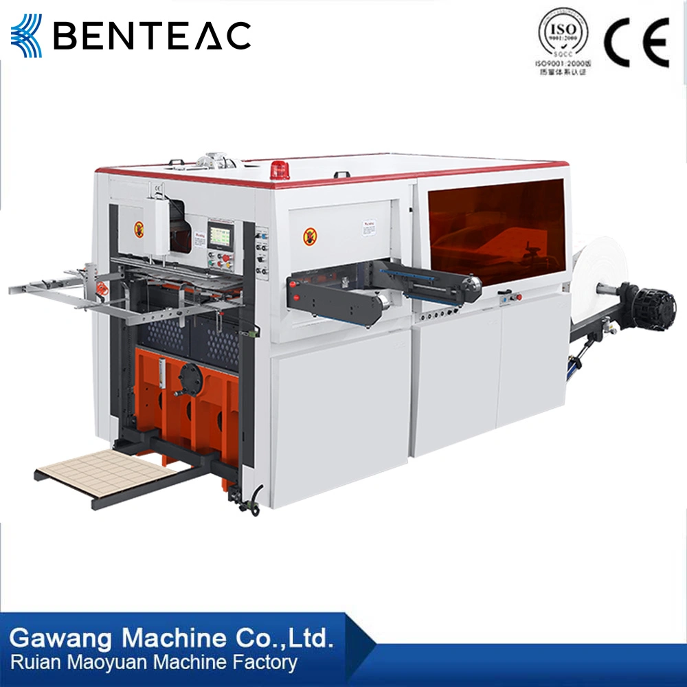 Long Service Life Continuous Easy Operated Paper Plate Paper Cup Manufacturing Die Cutting Machine