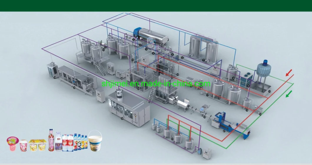 Milk Pasteurization Equipment Milk Processing and Packaging Machine Milk Processing Machinery Price