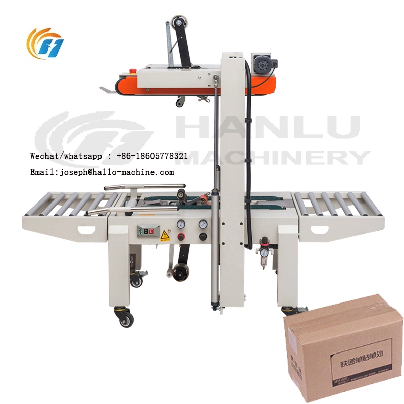 Case Sealer Packaging Machine Paper Big Express Carton Wrapping Machine for Heavy Box