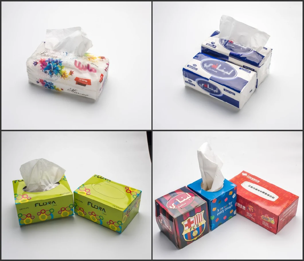 Soft Pack Tissue Paper Virgin Wood Pulp Facial Tissue