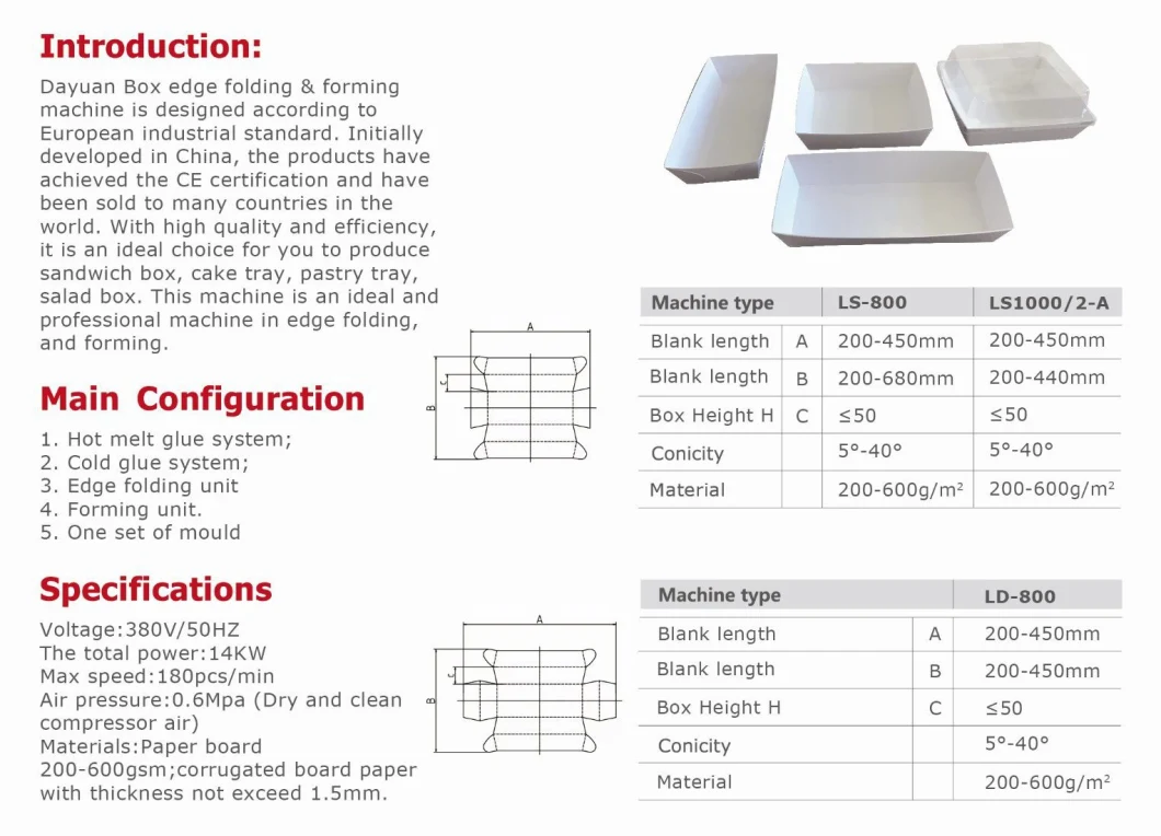 Full Auto Paper Box Edge Folding and Making Machine