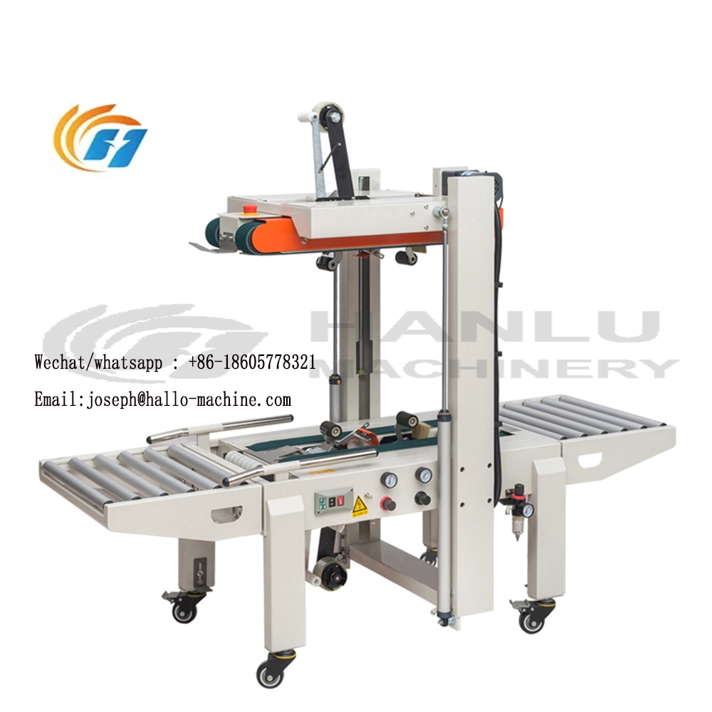 Case Sealer Packaging Machine Paper Big Express Carton Wrapping Machine for Heavy Box