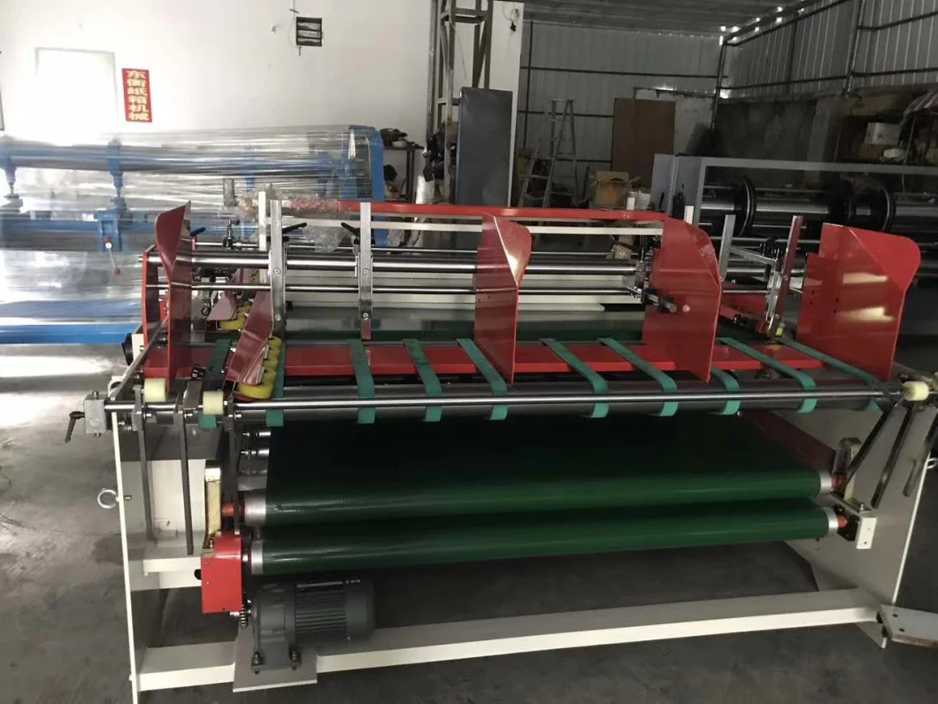 Manual Feeding Semi Auto Press Type Paper Folding Gluing Machine