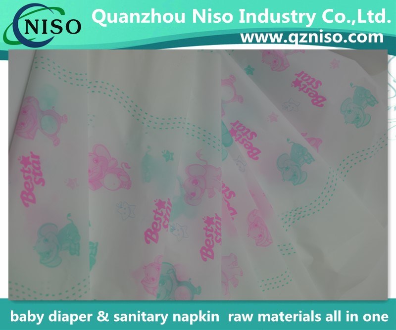 Soft PE Film Backsheet for Diaper/Sanitary Napkin/Under Pad Making