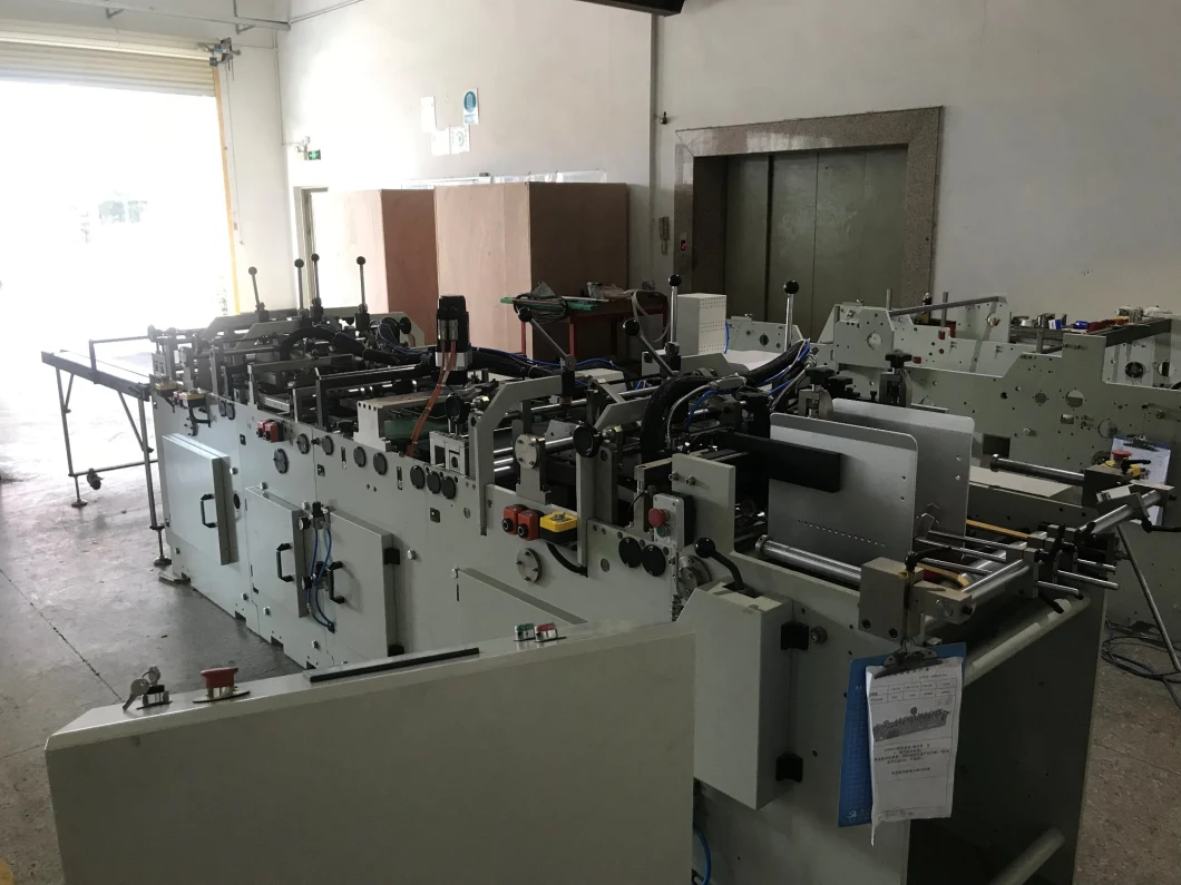 Full Auto Paper Box Edge Folding and Making Machine