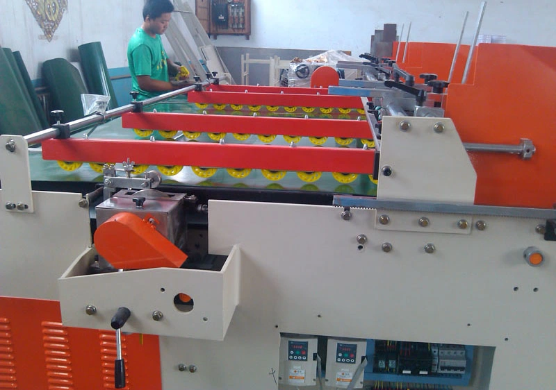 Manual Feeding Semi Auto Press Type Paper Folding Gluing Machine