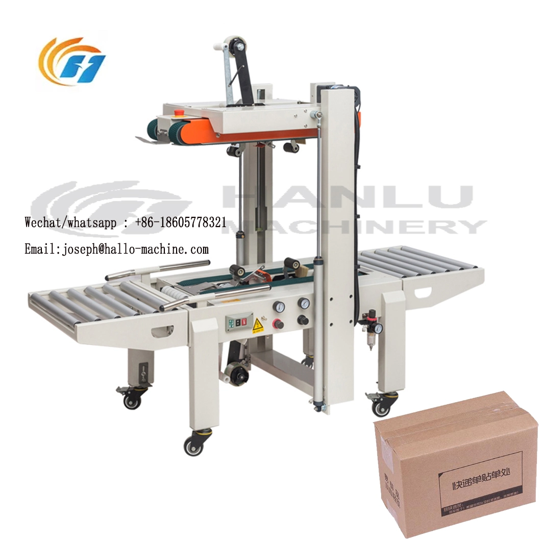 Case Sealer Packaging Machine Paper Big Express Carton Wrapping Machine for Heavy Box