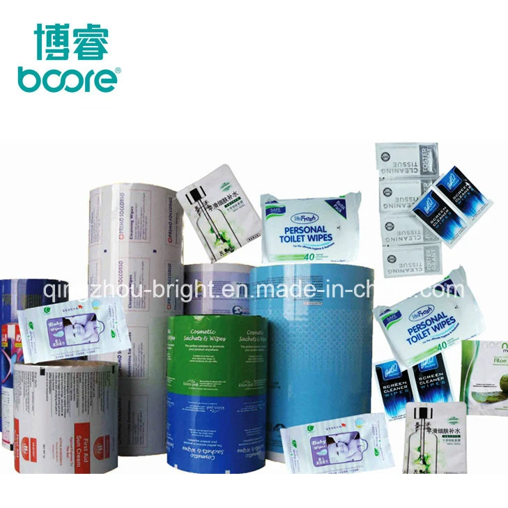 Flip-Top Lid Wet Tissue Baby Water Wipes Packaging Material Pet/PE Packaging Film