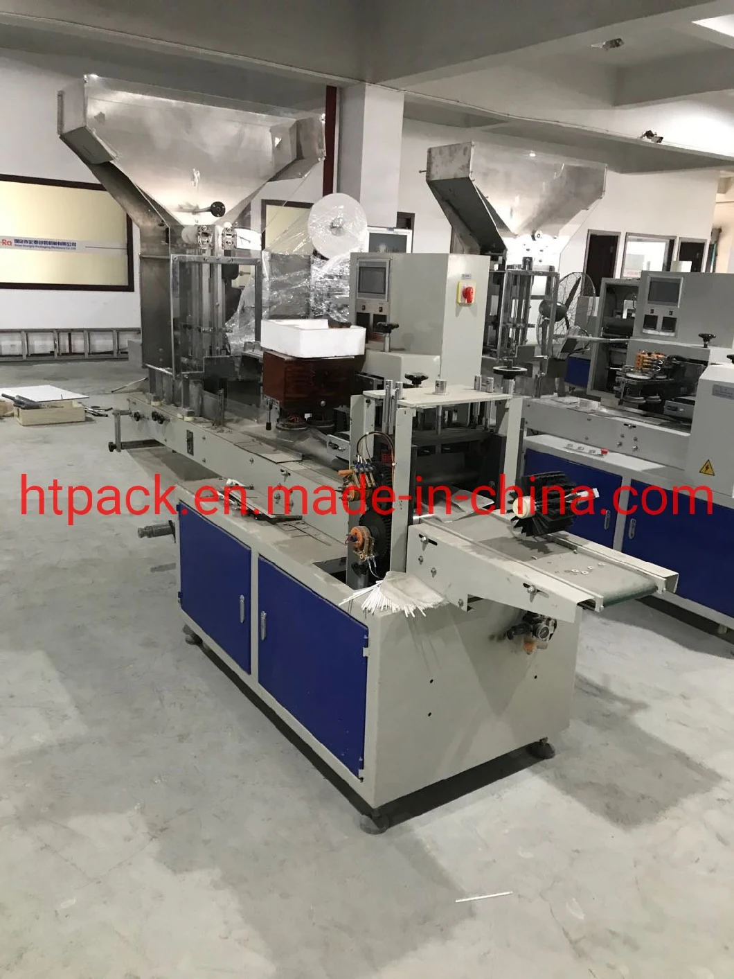 Hongtai Paper Wrapping or OPP Wrapping Drinking Straws Packing Machine