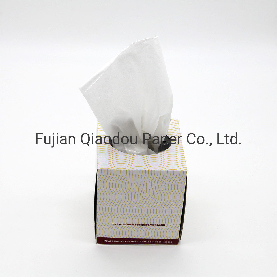 Cheap Softcare Virgin Wood Pulp Tissue Box Extractable Facial Tissue