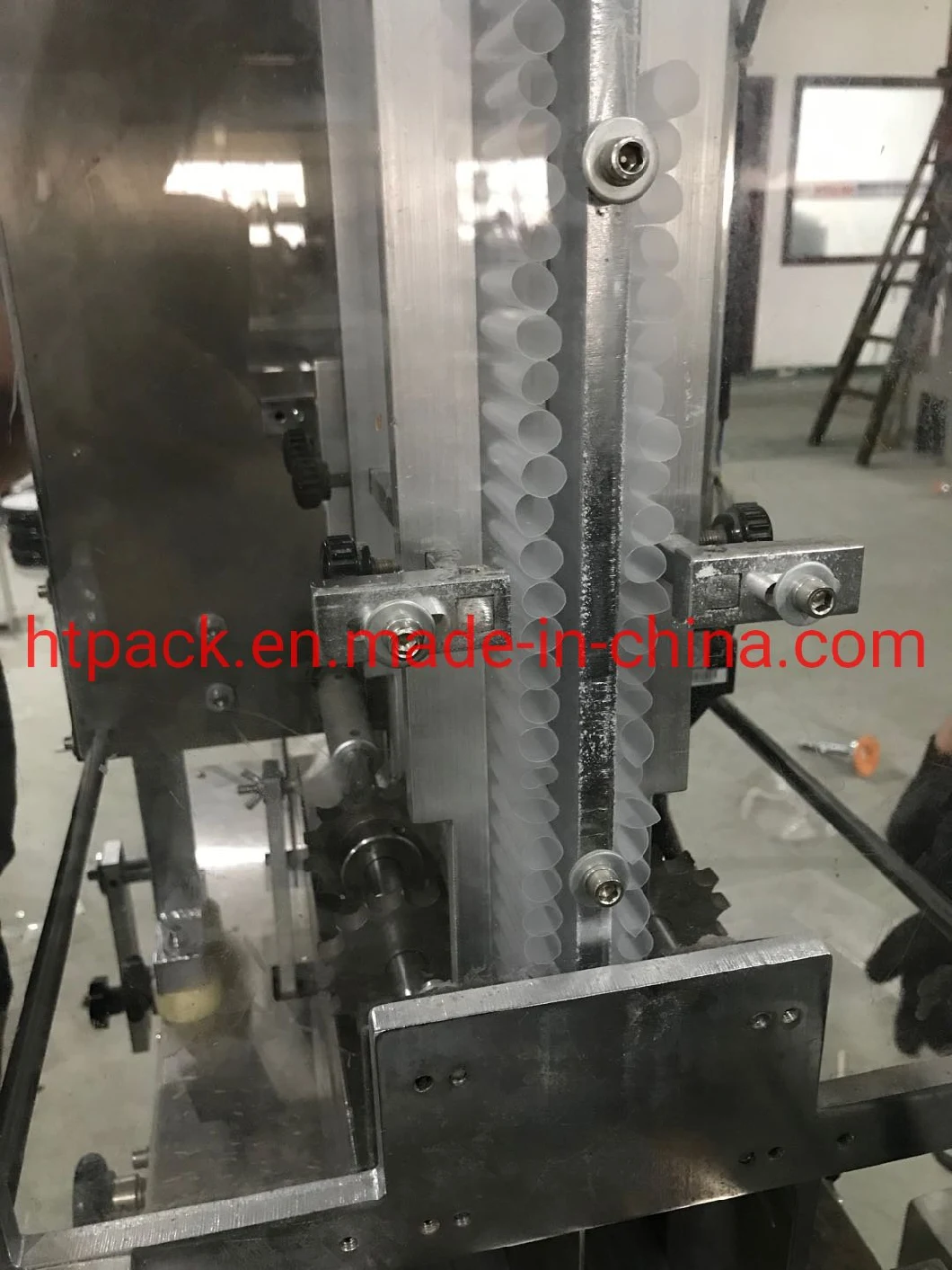 Hongtai Paper Wrapping or OPP Wrapping Drinking Straws Packing Machine