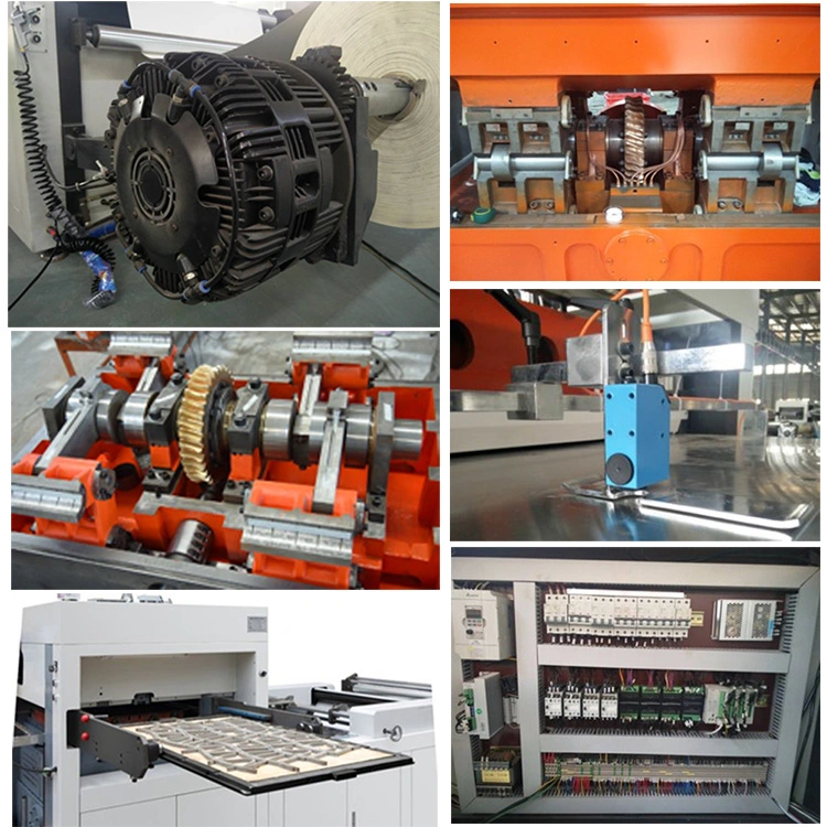 Long Service Life Continuous Easy Operated Paper Plate Paper Cup Manufacturing Die Cutting Machine