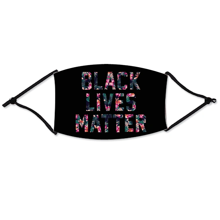 Print Mask Reusable Breathable Safe Protection Mask Fashion Unisex Face Cover I Can't Breathe Black Lives Matter Printing