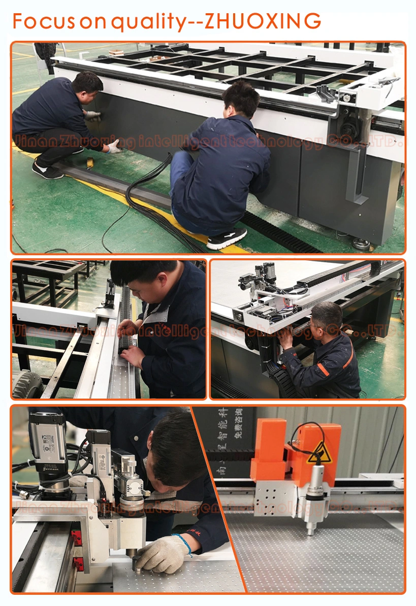 Zhuoxing High Productivity Cutting Machine for Kt Board/Flatbed /Advertising Board