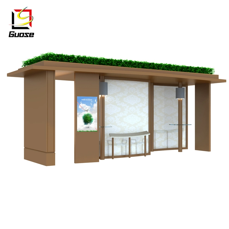 Manufacturers Scrolling Advertising Board Arc PC Bus Shelter Stop