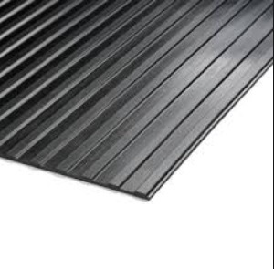 Wide Ribbed Rubber Sheet, Ribbed Anti Slip Rubber Sheet