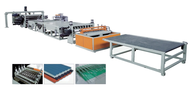 PC (UV-PC) /PP Corrugated Sheet Machine