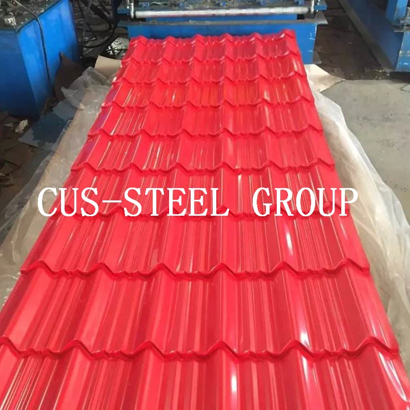 Wave Profile Steel Corrugated Iron Roof Sheeting/Tile Effect Roofing Sheet