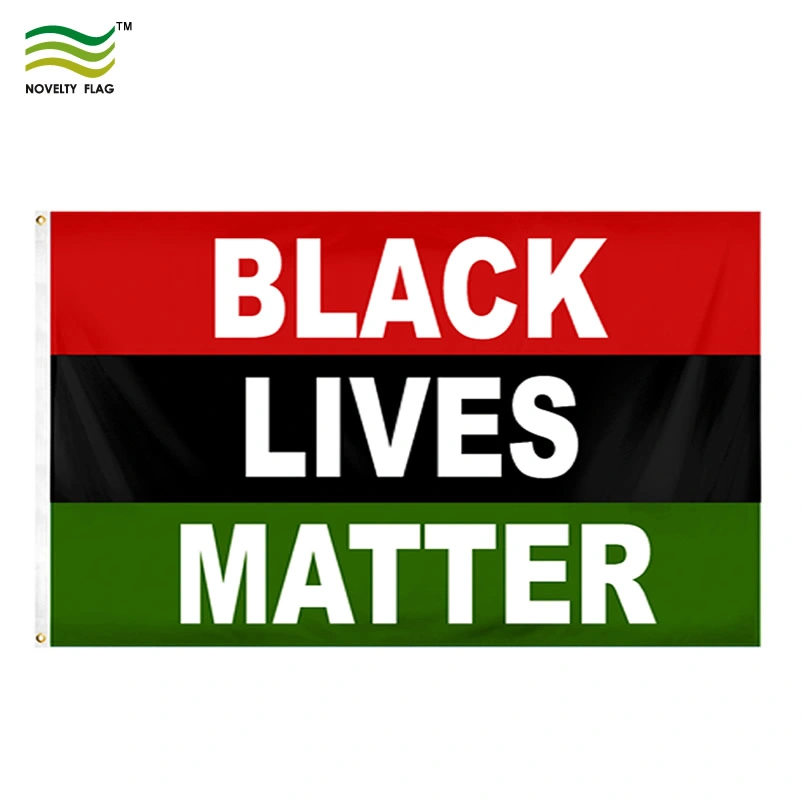 3*5FT Polyester Stop Violence Black Lives Matter Flags (J-NF05F09098)