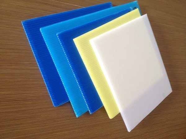 Corona Treated Corruageted Plastic Sheets PP Coroplast Sheet 4mm 5mm