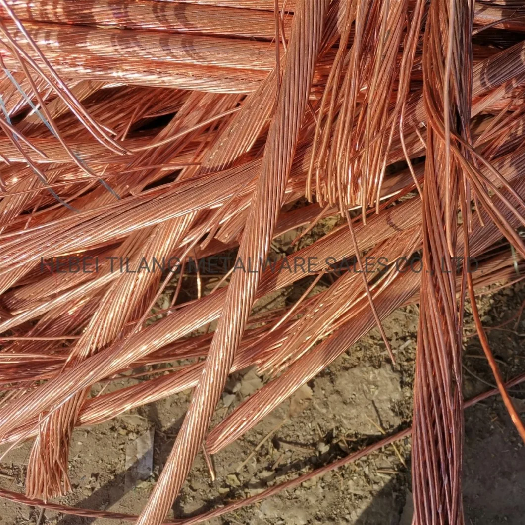 99.9% Copper Wire Scrap Millberry Price in Scrap Yard Near Me From China Factory