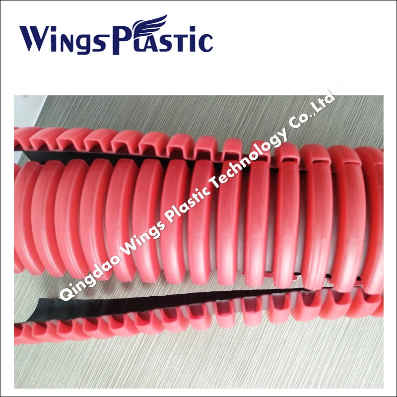 Corrugated Pipe Plastic Making Machine / Double Wall Corrugated Pipe Extrusion Line / Dwc Pipe Machine