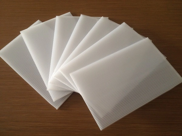 Coroplast PP Sheet White PP Coroplast Corrugated Plastic Sheet