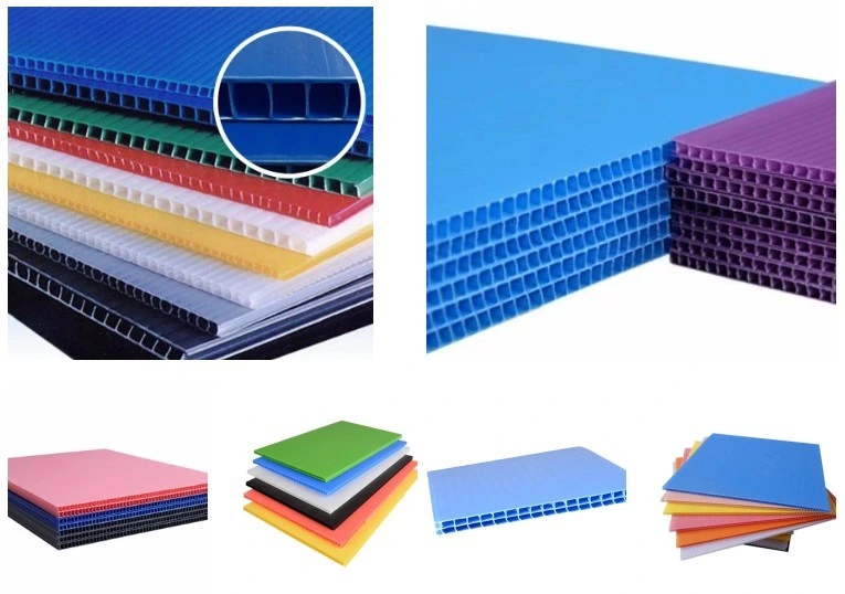 PP Plastic Corflute Sheet PP Corrugated Sheet Coroplast Sheet