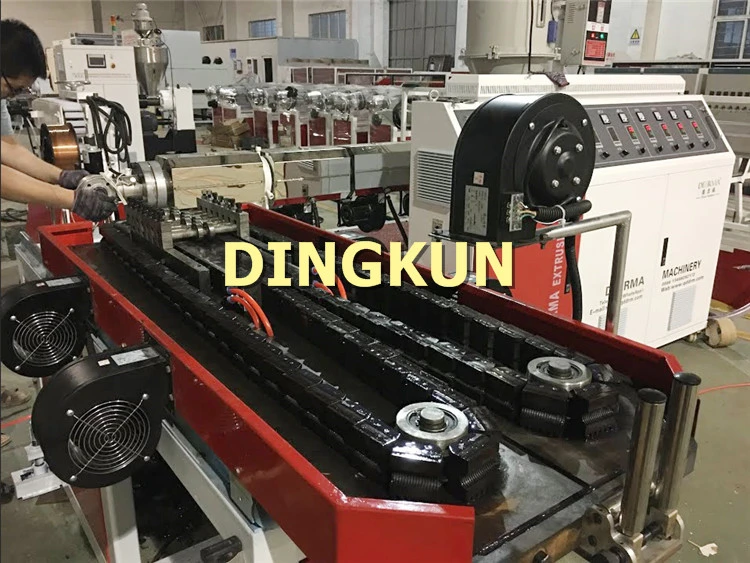 High Speed Plastic Corrugated Pipe Making Machine / PE PP PVC Single Wall Corrugated Pipe Machine