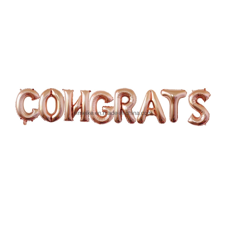 Decorate The Congrats Grad Aluminum Foil Balloon Set for Graduation Party