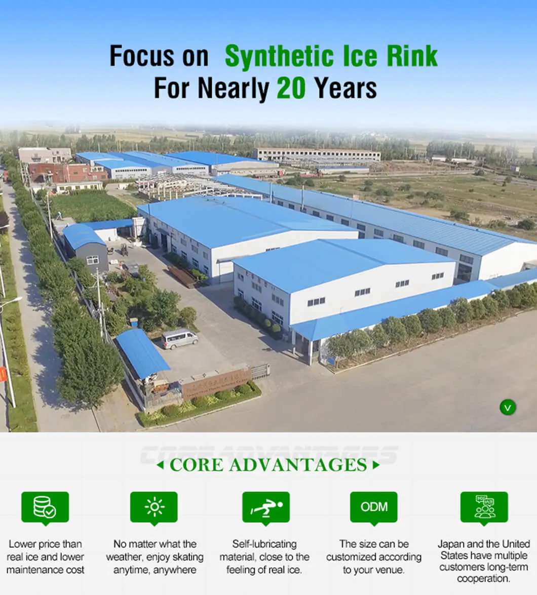 Home Use Skating Rink Floor Synthetic Ice Skate Board UHMWPE Sheets for Ice Hockey