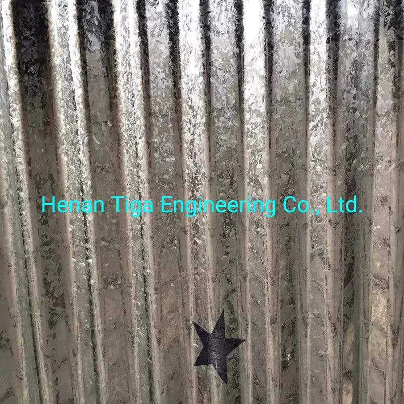 Building Materials 0.12mm Thickness Hot DIP Galvanised Corrugated Roof Sheeting