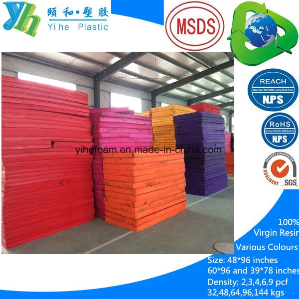 4 X 48 X 96 Inches 1270 X 2490 mm Packaging PE Foam Sheets