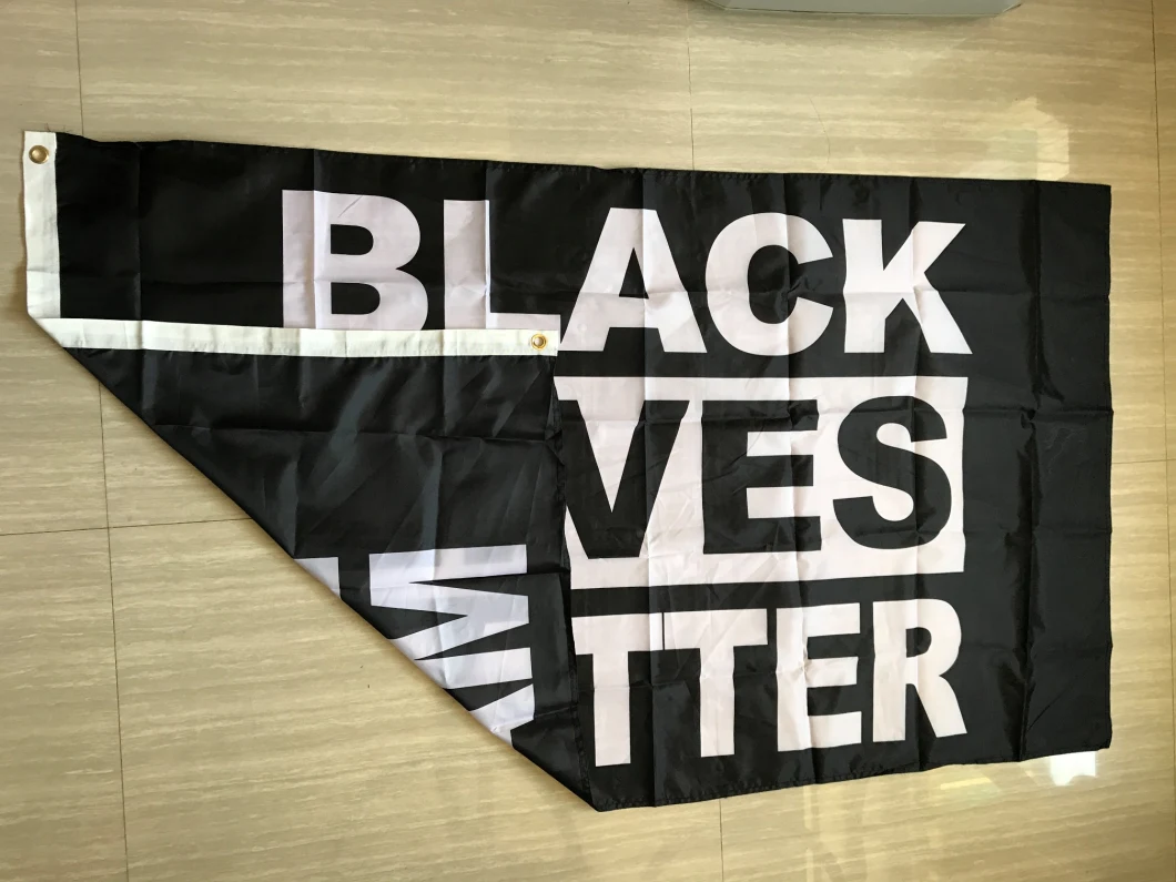 Fast Delivery Hot Wholesale Light-Weighted Durable Polyester 3X5FT Blm Black Lives Matter Flags