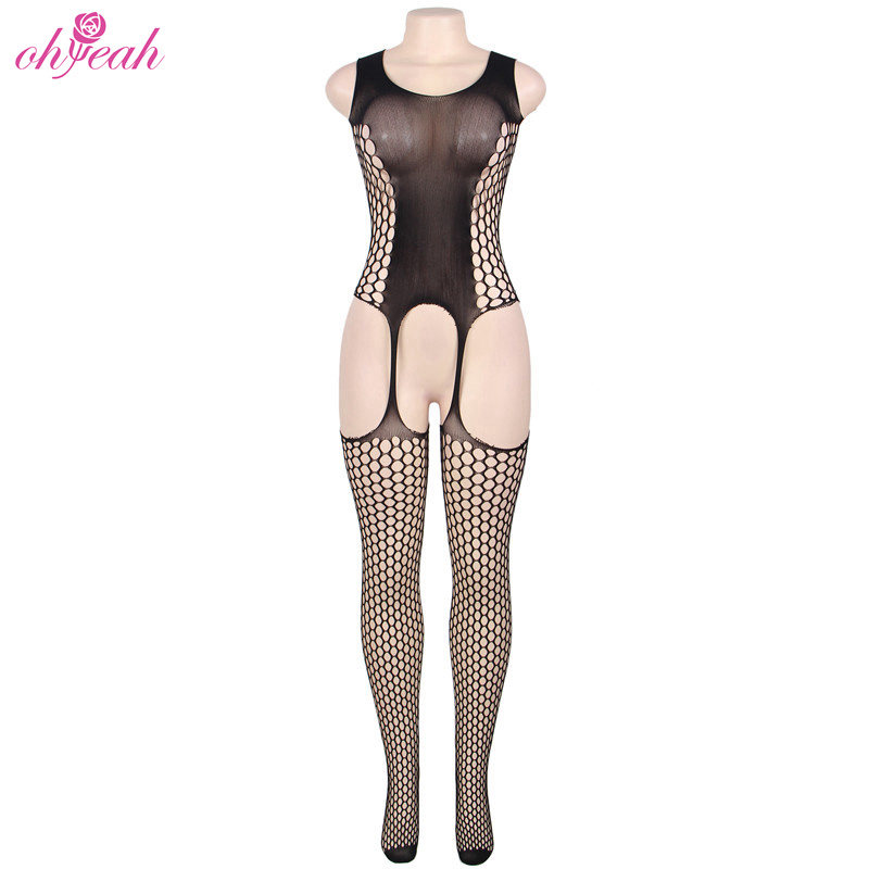 Plus Size Sexy Lingerie High Quality Breathable Fashion Bodystocking