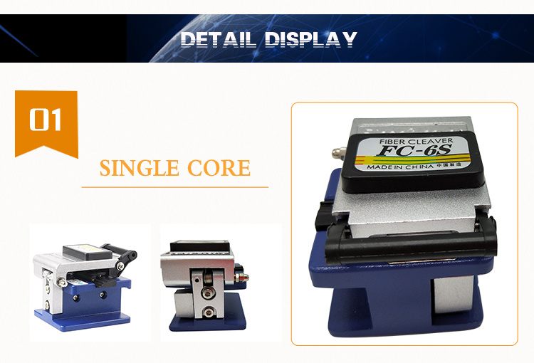 FC-6s Fiber Optic Cable Cleaver FTTH Optical Fiber Cutter