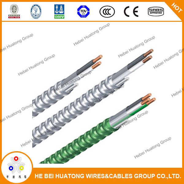 Hot Sell 12/2 AWG 12/3 Armored Cable Bx /AC /Mc Cable with UL Certificate Cable