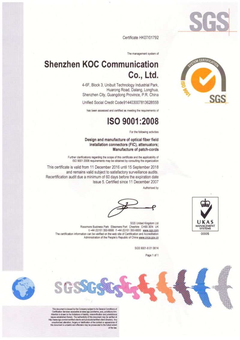Sc/LC Sm Duplex Optical Fiber Patch Cords Fiber Optic Cable